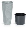 Virágcserép TUBUS Slim Beton 250 x 475 mm, beton megjelenés