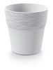 Virágcserép FURU 145 x 148 mm, fehér