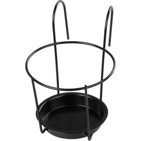   BUMETA tartó, fogas, fém, virágcseréphez, korláthoz, szőnyeggel, 15 cm