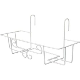   Tartó Strend Pro, akasztó, fém, virágcseréphez, korláthoz, 65 cm