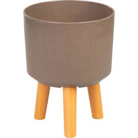 Virágcserép Strend pro, kávépor színű, 20x20x26 cm