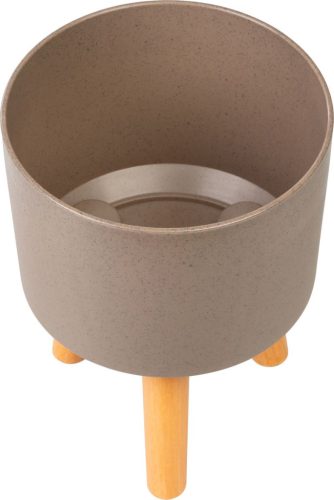 Virágcserép Strend pro, kávépor színű, 20x20x26 cm