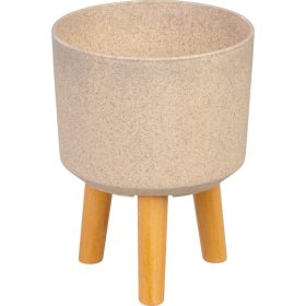 Virágcserép Strend pro, Bambuszszál színű, 20x20x26 cm