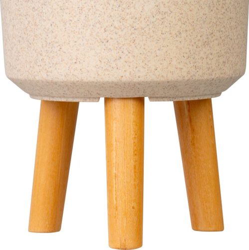 Virágcserép Strend pro, Bambuszszál színű, 20x20x26 cm