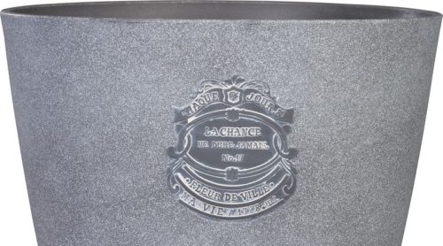 Virágcserép Strend pro, szürke színű, 28,5x26 cm