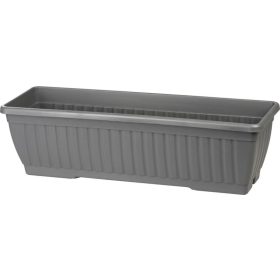 Virágcserép Strend pro, szürke színű, 60x19,6x17 cm