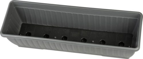 Virágcserép Strend pro, szürke színű, 60x19,6x17 cm