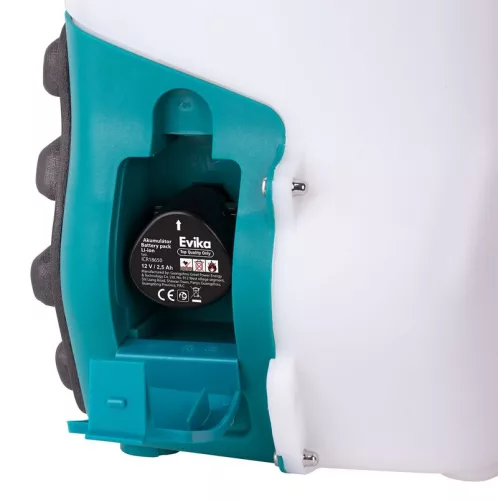 Permetező Evika DJ100, 10 l, 10,8 V, Lithium battery, akkumulátoros, hátra