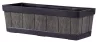 Virágcserép Strend Pro Woodeff, 15 x 47 x 17 cm, natúr, fa hatás