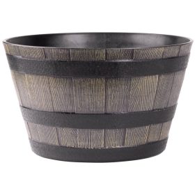   Virágcserép Strend Pro, Woodeff, 39 x 28 cm, natúr, láda, fa hatás