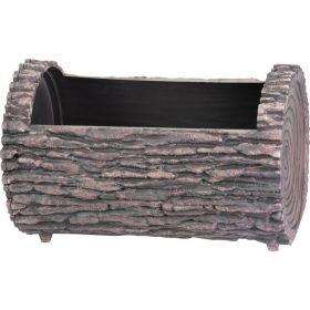   Strend Pro Woodeff cserép, dió, 22 x 35 cm, láda, törzs, fa hatás