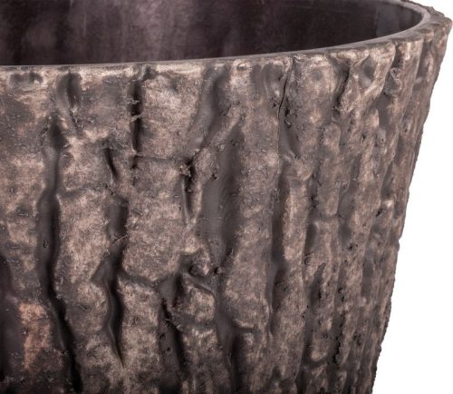 Virágcserép Strend Pro Woodeff, 37,5 x 30 cm, dió, fa hatás