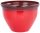 Kvetináč Strend Pro, máz, piros, 38 x 28,5 cm