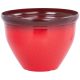 Kvetináč Strend Pro, máz, piros, 38 x 28,5 cm