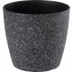 Virágcserép Strend Pro Stone, 23x20,5 cm, fekete, kő hatású