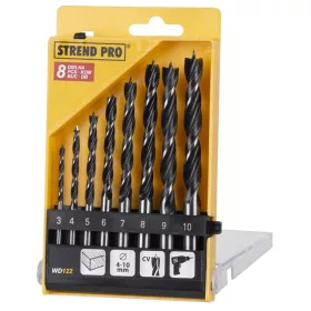 Fúrókészlet Strend Pro WD122, 8 részes