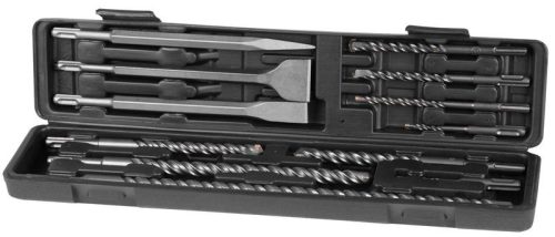 Fúró és véső készlet Strend Pro SD043, 12 db