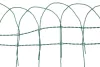 Dekoratív drótkerítés - 65 cm, zöld, 25m