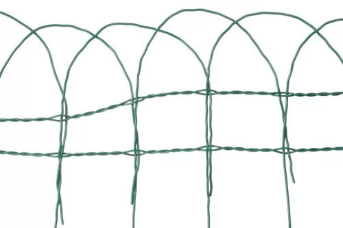 Dekoratív drótkerítés - 65 cm, zöld, 25m