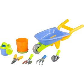 Homokozó játék szett talicskával, 7 részes