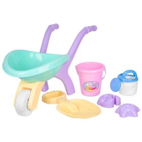 Homokozó játék szett talicskával Strend Pro, lányoknak