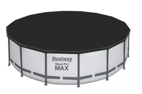 Bestway® FlowClear™ 58249 ponyva, fekete, medence, 4,88 m