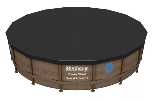 Bestway® FlowClear™ 58249 ponyva, fekete, medence, 4,88 m