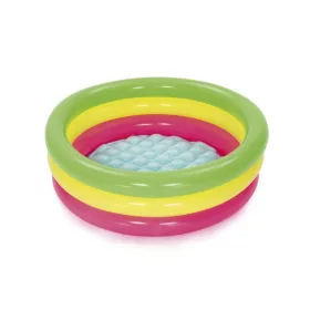   Bestway® 51128, Summer, felfújható szivárványszínű gyermekmedence, 0,70 x 0,24 m