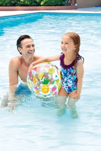 Labda Intex® 59040NP Lively Print, strand, gyermek, felfújható, vízbe, vegyes minták, 51 cm