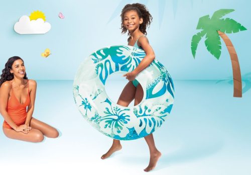 Úszógumi Intex® 59251NP Clear Color, gyermek, felfújható, vízbe, mix design, 91 cm