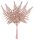 Vetvička MagicHome Vianoce, papraď, ružové zlato 19 cm