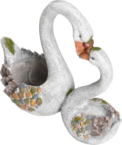 MagicHome Gecco dekoráció, Hattyúk, magnézia, 49 x 23 x 45 cm