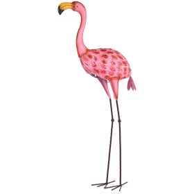 Dekoráció Mecco 6304, Flamingó, 95 cm, pléh