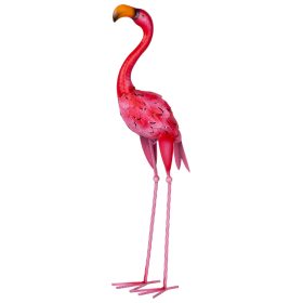 Dekoráció Mecco 8299, Flamingó, 65 cm, pléh