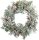 Karácsonyi koszorú, fagyöngy, 30 x 30 x 08 cm