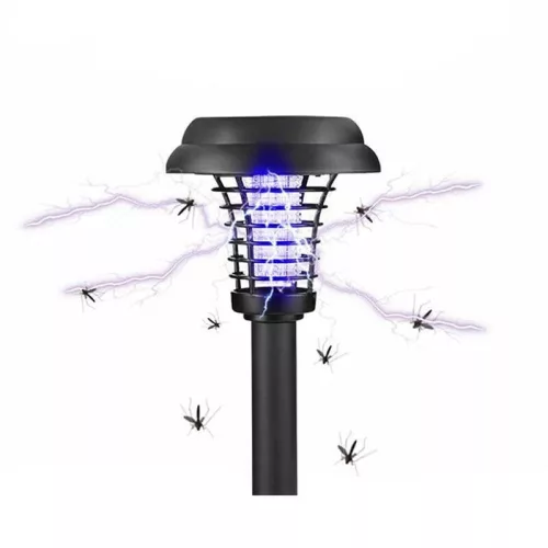 Lámpa Strend Pro MOKI 57, rovarriasztó napelemes lámpa, UV LED, 13 x 42 cm, AA