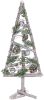 Karácsonyfa MagicHome Karácsony, fa, ezüst gömbökkel, 20 x 3 x 47 cm