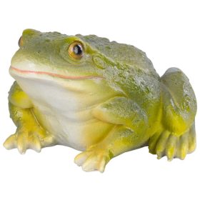 Dekoráció MagicHome, béka, polyresin, 15,3x13,7x9 cm