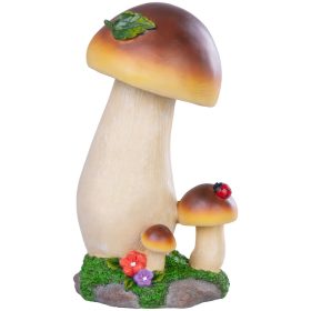 Dekoráció MagicHome, Gomba, polirezin, 13,7x11,6x24,7 cm