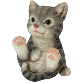 Dekoráció MagicHome, kiscica, polirezin, 8,3x8,2x11,5 cm