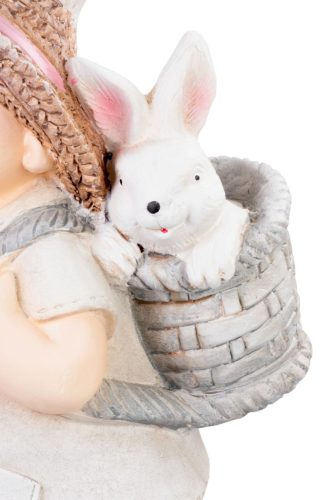 Dekorácia MagicHome, Chlapček s ušami, keramika, 23,5x18x48 cm