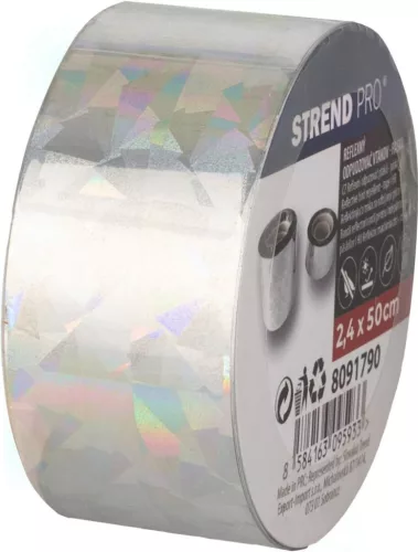 Madárriasztó Strend Pro, szalag, fényvisszaverő, 2,4 cm, H-50 m, riasztó