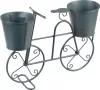 Dekorácia MagicHome Mecco, Stojan na 2 kvetináče, bicykel, 50x15x37 cm