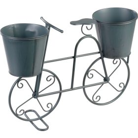   Dekorácia MagicHome Mecco, Stojan na 2 kvetináče, bicykel, 50x15x37 cm