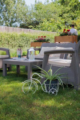 Dekorácia MagicHome Mecco, Stojan na kvetináč, bicykel, 52x22x32 cm