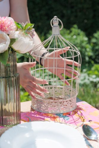 Dekorácia MagicHome Mecco, Klietka pre vtáky, set 2 ks