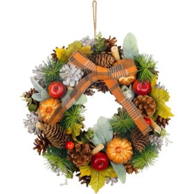 Koszorú MagicHome Karácsony, zöld, 30 cm