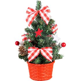 Dekoráció MagicHome Karácsony, fa, csillaggal, 21 cm