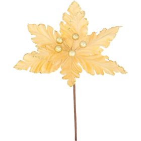 Virág MagicHome Karácsony, sárga, 25 x 19 cm