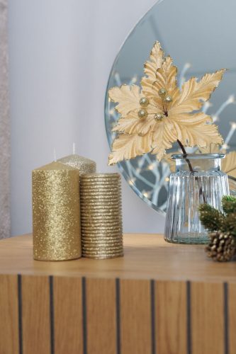 Virág MagicHome Karácsony, sárga, 25 x 19 cm